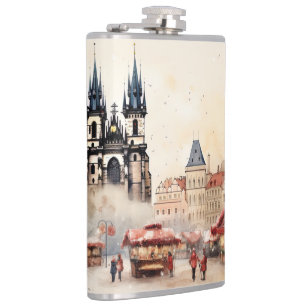 Vinyl Wrapped Flask Prague