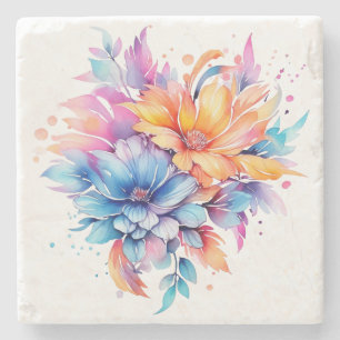 Vinyl Wrapped Flask Stone Coaster