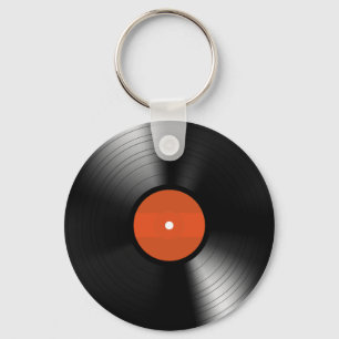 Vinyle Record Key Ring