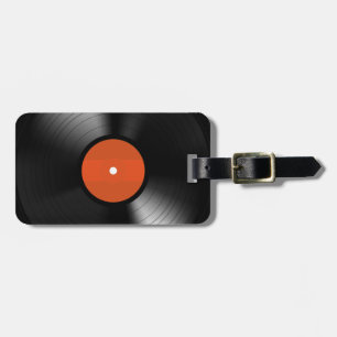 Vinyle Record Luggage Tag