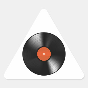 Vinyle Record Triangle Sticker