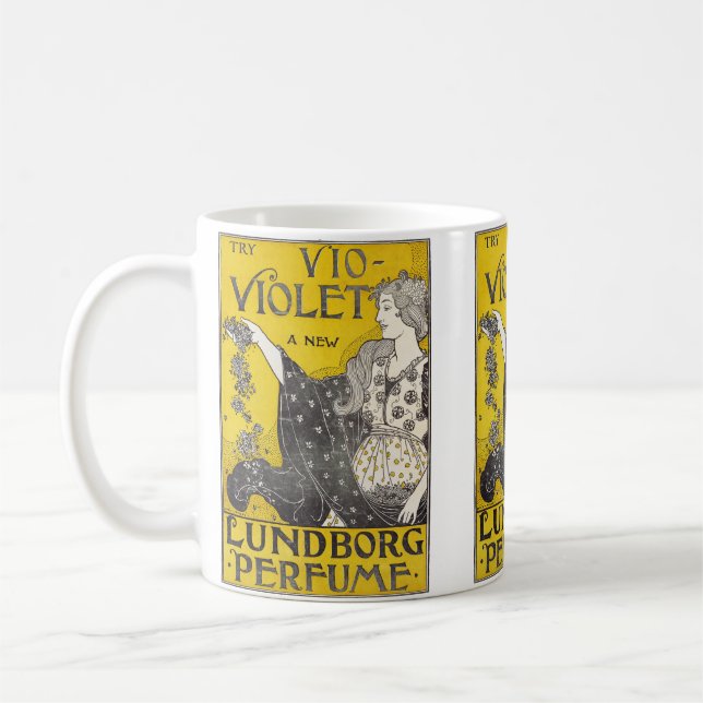 Vio-Violet Perfume Fine Art Coffee Mug (Left)