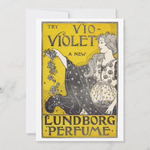 Vio-Violet Perfume Fine Art Holiday Card
