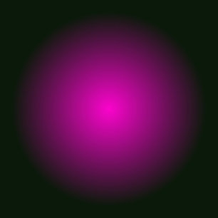 VIOLA BLACK Original Gradient Stretched Canvas RV