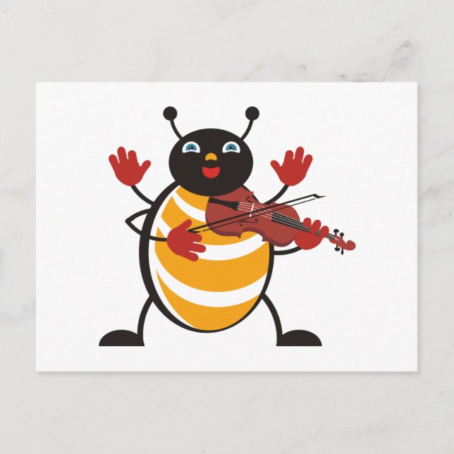 Viola Bug Postcard (Front)