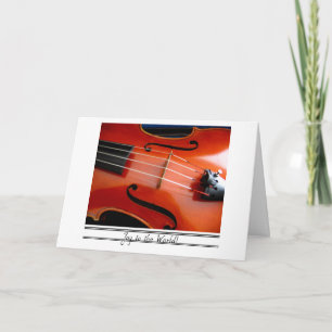 Viola Christmas Card