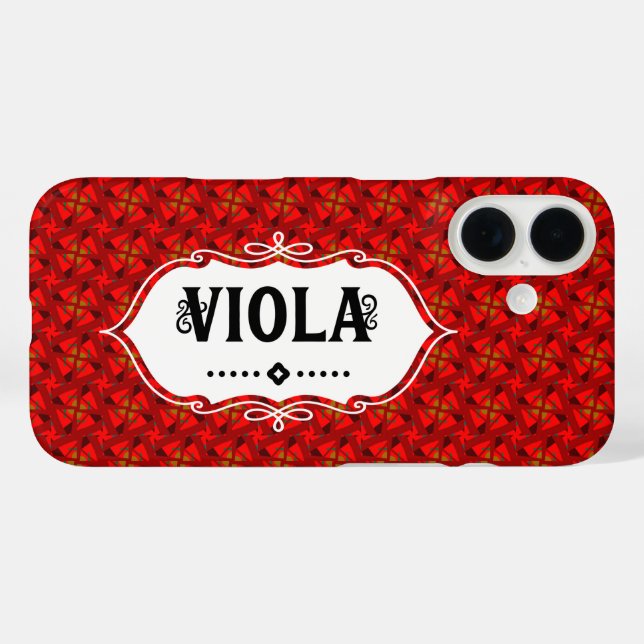 Viola Emblem  Case-Mate iPhone Case (Back (Horizontal))