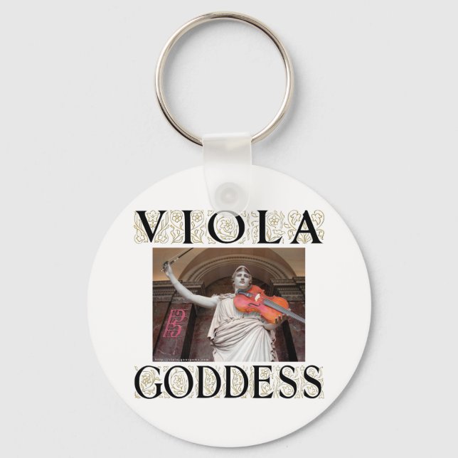 Viola Goddess Key Ring (Front)