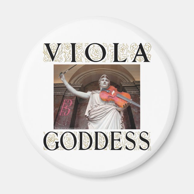 Viola Goddess Magnet (Front)