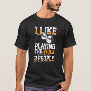 Viola Instrument Music Notes Player Lesson Beginne T-Shirt