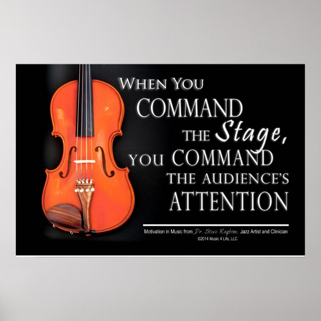 Viola Instrument Posters - Orchestra (Front)