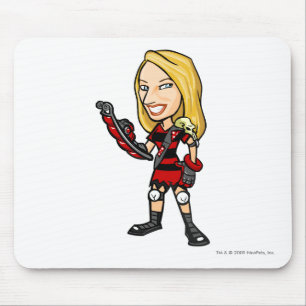 Viola Krawk Island Staff Player Mouse Mat