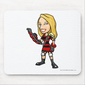 Viola Krawk Island Staff Player Mouse Mat