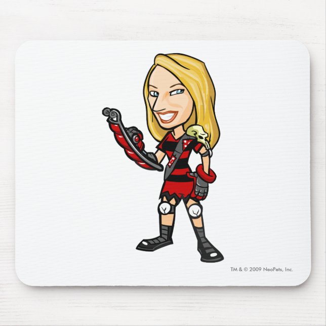 Viola Krawk Island Staff Player Mouse Mat (Front)