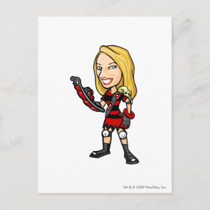 Viola Krawk Island Staff Player Postcard