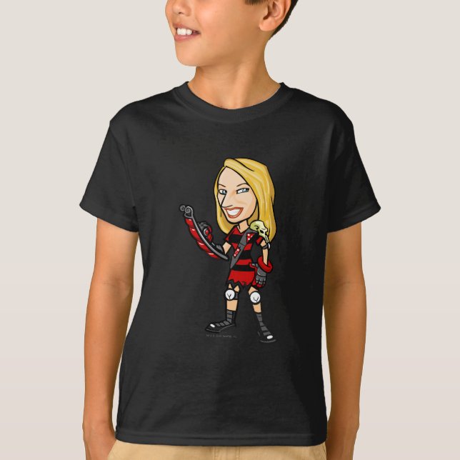 Viola Krawk Island Staff Player T-Shirt (Front)
