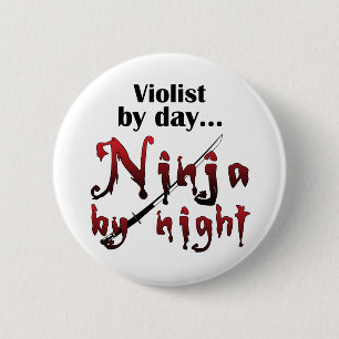 Viola Ninja 6 Cm Round Badge
