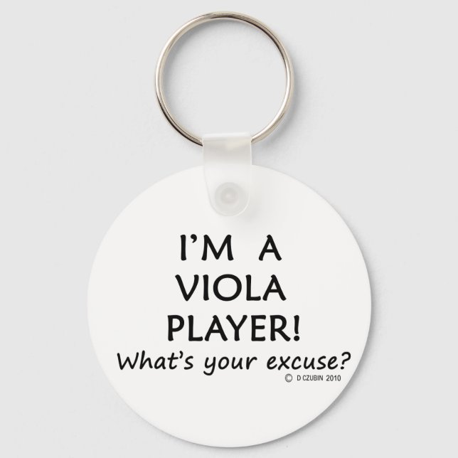 Viola Player Excuse Key Ring (Front)