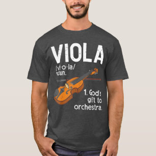 Viola Player Orchestra Band Violist Jazz Music Lov T-Shirt