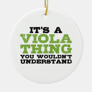 Viola Thing Ceramic Tree Decoration