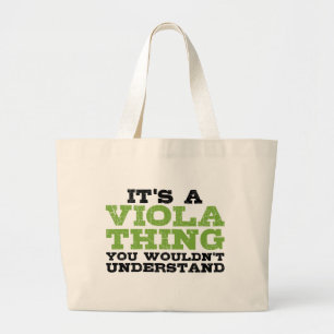 Viola Thing Large Tote Bag