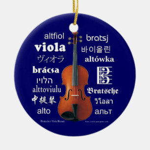 Viola Translations Ceramic Tree Decoration