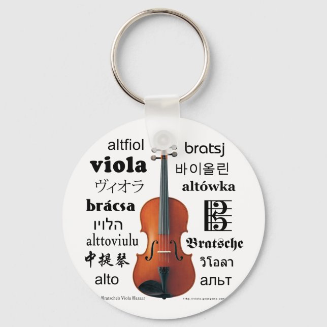 Viola Translations Key Ring (Front)