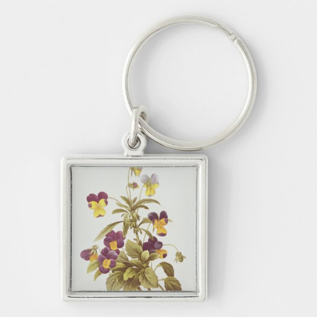 Viola Tricolour Key Ring (Front)