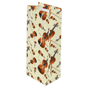 Viola Violin Music Teacher Musician Wine Gift Bag