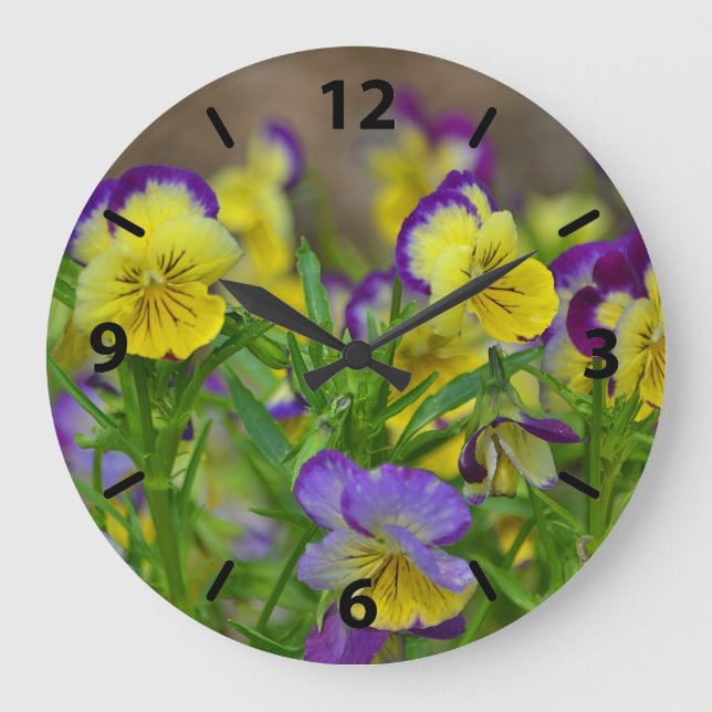 Viola Wall Clock (Front)
