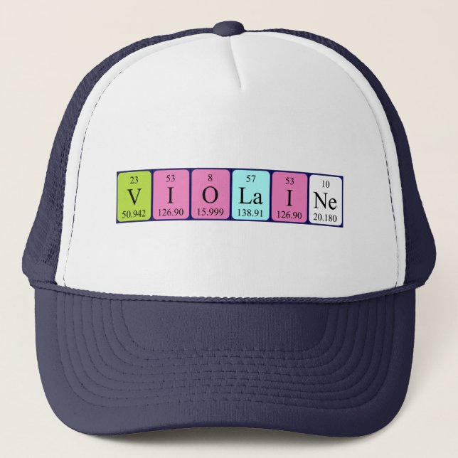 Violaine periodic table name hat (Front)