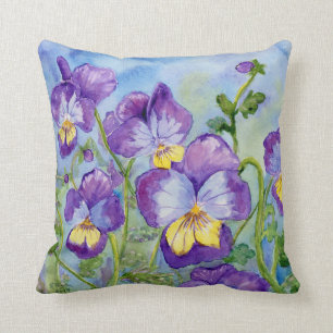 "Violas" Accent Pillow