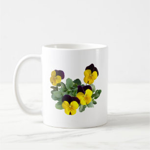 Violas Sorbet Yellow Jump Up Coffee Mug