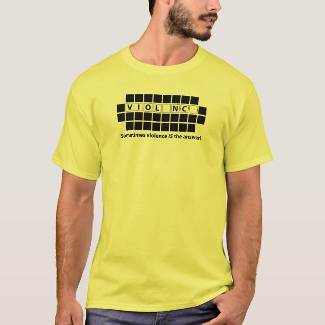 Violence Is The Answer Shirt (Front)