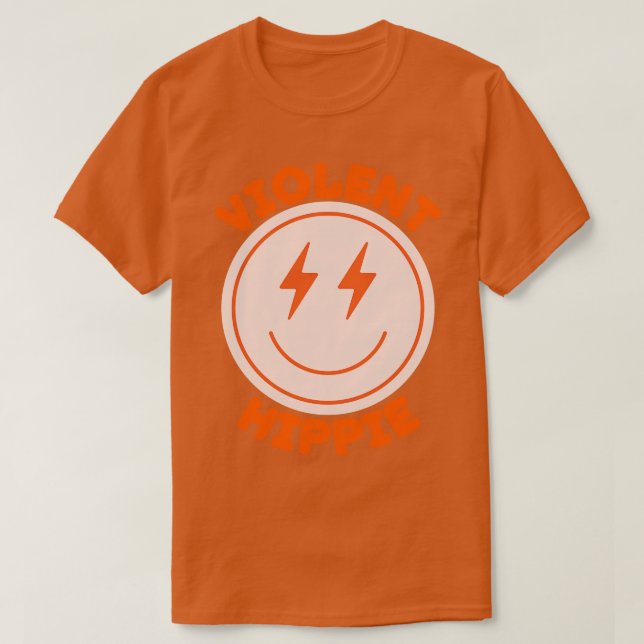 Violent Hippie T-Shirt (Design Front)