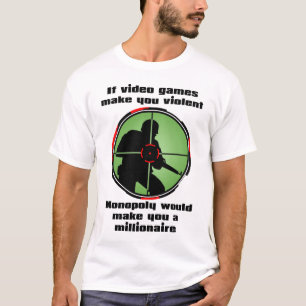 Violent Video Games Funny Shirt