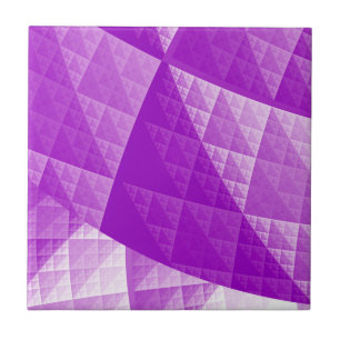 Violet abstract pattern tile
