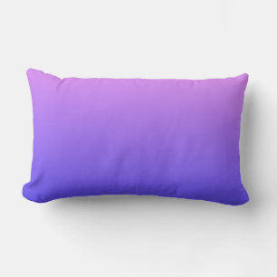Violet and Blue Gradient Lumbar Cushion