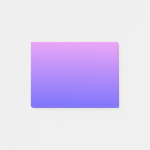 Violet and Blue Gradient Post-it Notes