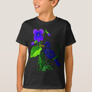 Violet and Blue Jay T-Shirt