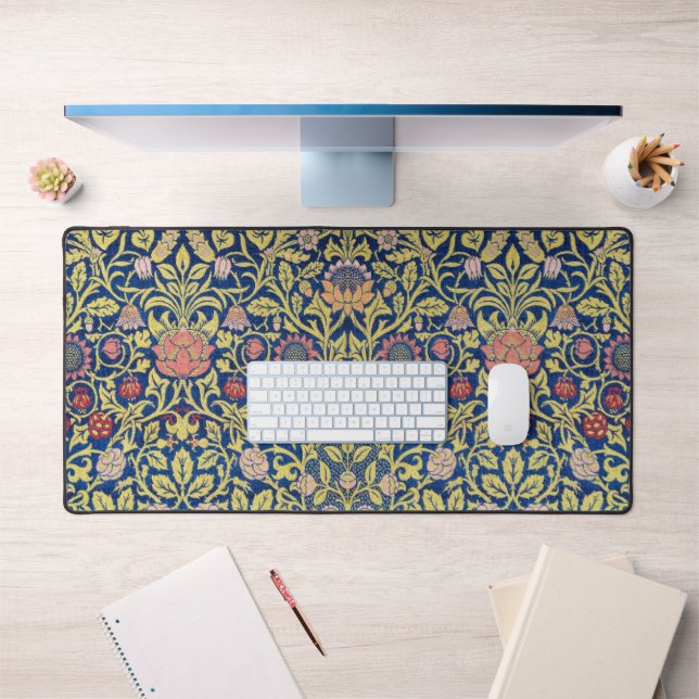 Violet and Columbine, William Morris Desk Mat (Office 1)