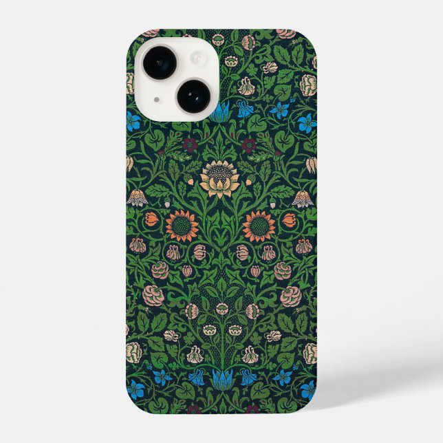 Violet and Columbine, William Morris iPhone Case (Back)