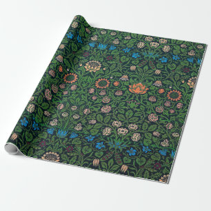 Violet and Columbine, William Morris Wrapping Paper