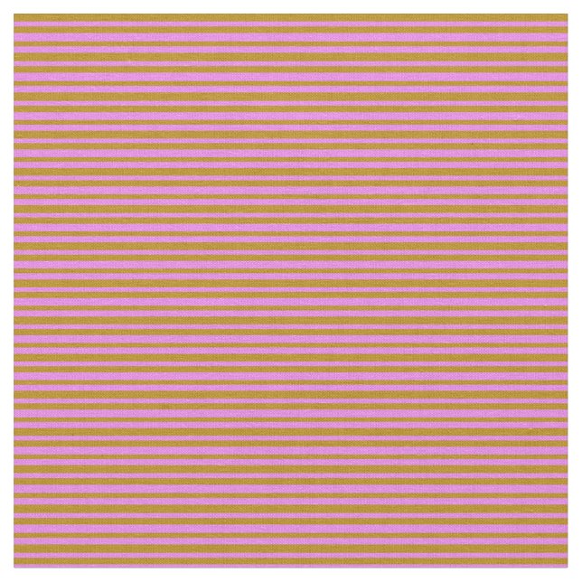 Violet and Dark Goldenrod Coloured Pattern Fabric (Close Up)