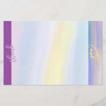 Violet and Golden Ray Abstract
