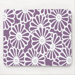 Violet Asian Moods Floral Mouse Mat