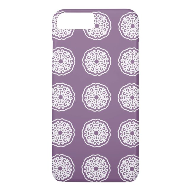 Violet Asian Moods Mandalla Case-Mate iPhone Case (Back)