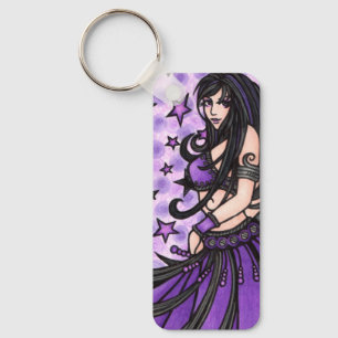 Violet Belly Dancer Key Ring