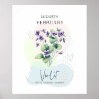Violet Birth Flower for February