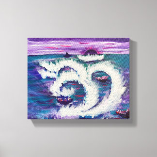 Violet Bloom - Om Canvas Painting
